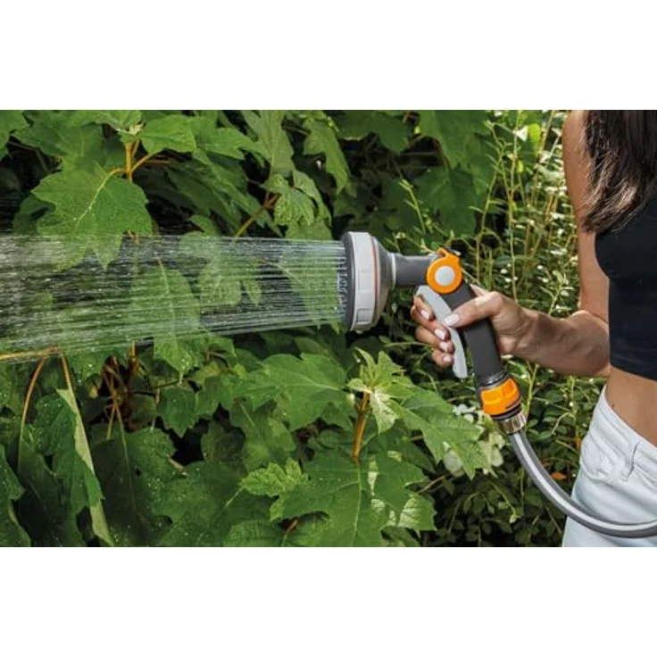 Hozelock GF80006938 Gartenbrause, Sprühpistole mit Metallgehäuse, 5 Sprühmodi, 9 cm Sprühkopf und Gummigriff – Bild 2