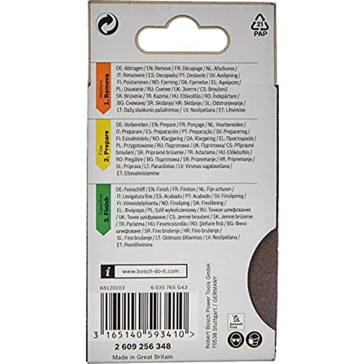 Bosch Professional DIY Schleifschwamm (69 x 97 x 26 mm, super fein) – Bild 5