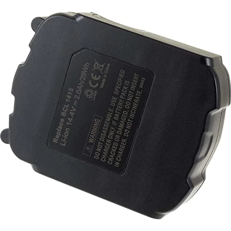 akku-net Akku für Hitachi Typ BCL 1415, 2000mAh Li-Ion, 14,4V, schwarz, hohe Leistung und Sicherheit – Bild 4