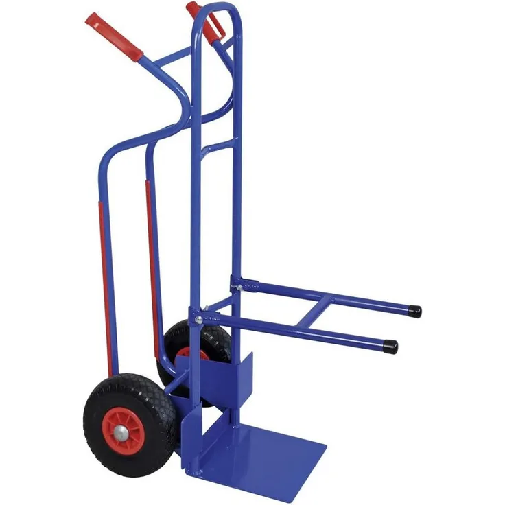 BRB-Lagertechnik Sackkarre Stuhlkarre mit pannensicheren Reifen, Ø 260x80 mm, blau