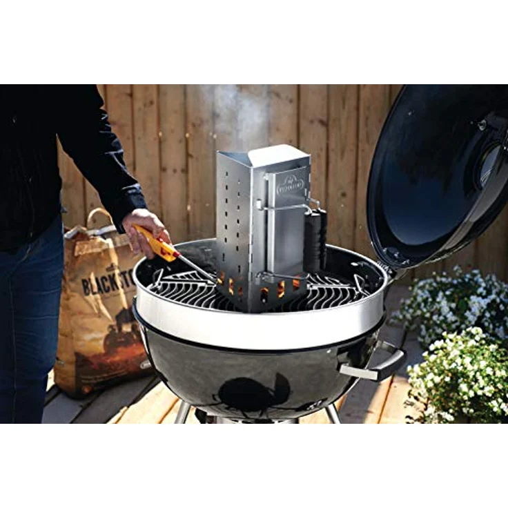 Napoleon Anzündkamin Holzkohlegrill dreieckig 67801 – Bild 4