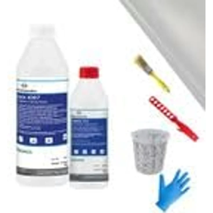DD Composite Epoxidharz Reparaturset 1,5kg mit 5m² Glasfilamentgewebe, lösemittelfrei, hohe Haftung, für Fahrzeugbau, Modellbau und Kunsthandwerk – Bild 8