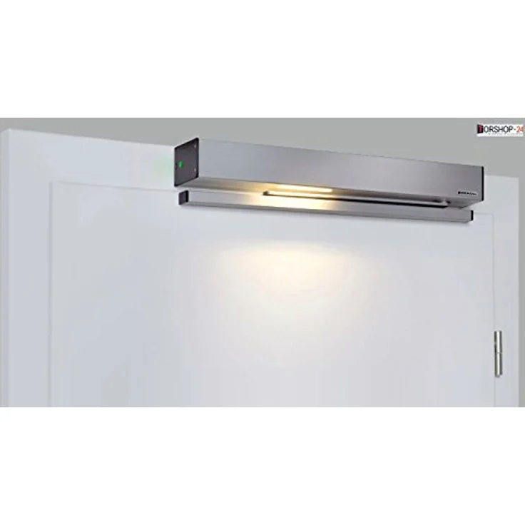 Hörmann 4511901 Türantrieb / Türöffner PortaMatic für 1-flüglige Türen | + Befestigungsmaterial | sehr leise / geringer Energieverbrauch / LED-Beleuchtung / links- rechts verwendbar | Farbe: Silber – Bild 3