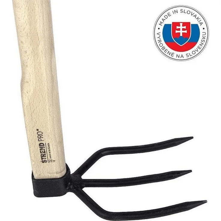 PROREGAL® Gartenhacke, Motyka ProTrend 120 cm, aus Buchenholz und Stahl, handgefertigt