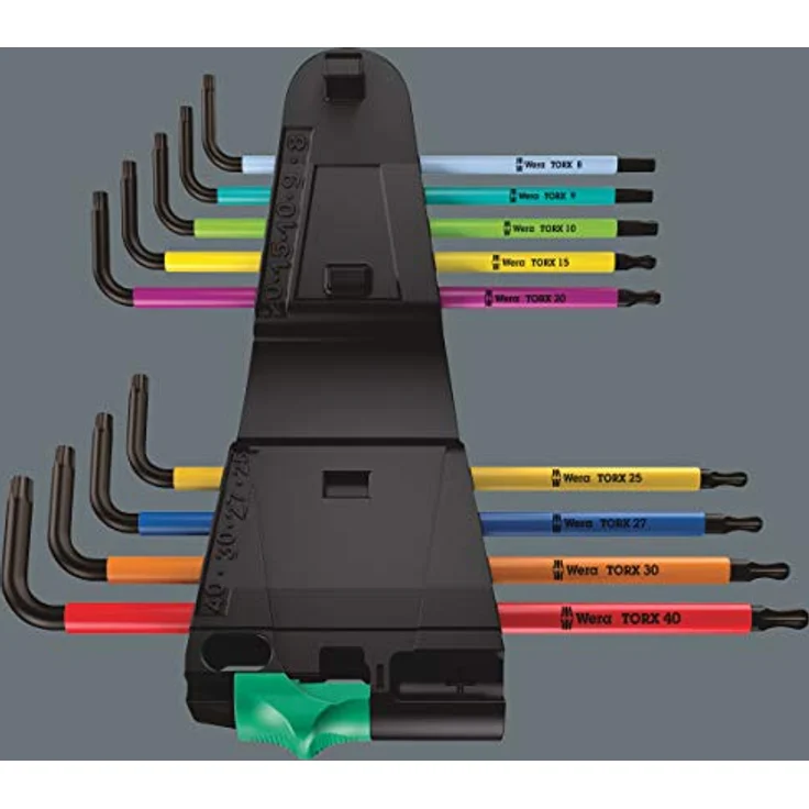 Wera 05024480001 967-9 TX XL 1 Winkelschlüsselsatz, lang, Mehrfarbig, 9-teilig – Bild 3