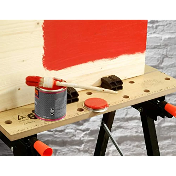 Werkzeyt Renovierungs-Set 17-teilig - Umfangreiche Werkzeuge & Hilfsmittel zum Renovieren & Streichen - Mit Farbwalzen, Pinseln, Farbwanne, Abdeckmaterial & Co / Malerbedarf / Maler-Set / B21626 – Bild 5