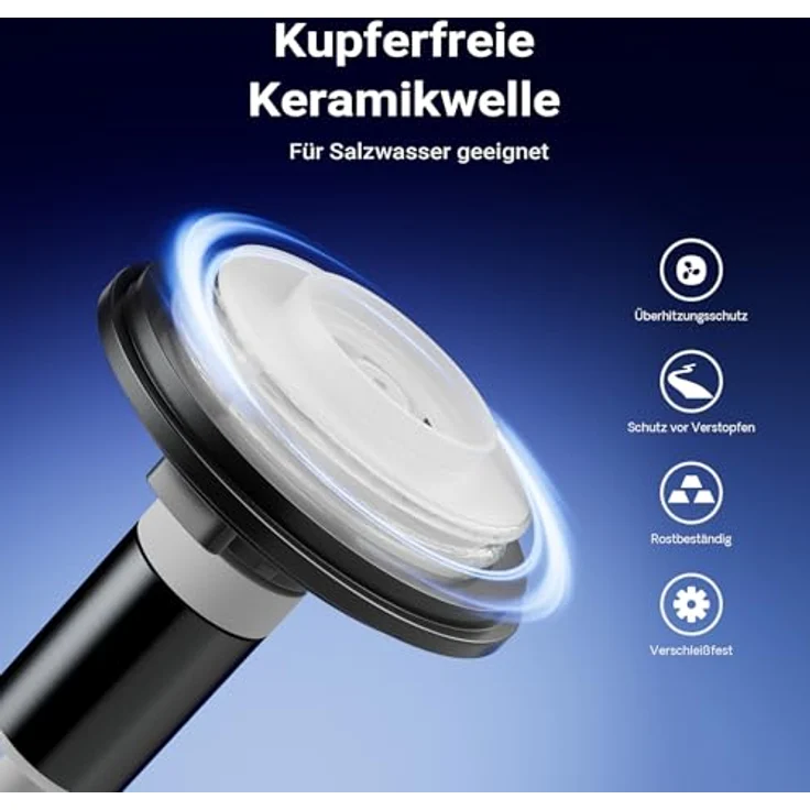 SunSun Poolpumpe 12000 l-h 100 W Schwimmbadpumpe Filterpumpe Umwälzpumpe CPP-12000 - Sunsun – Bild 6