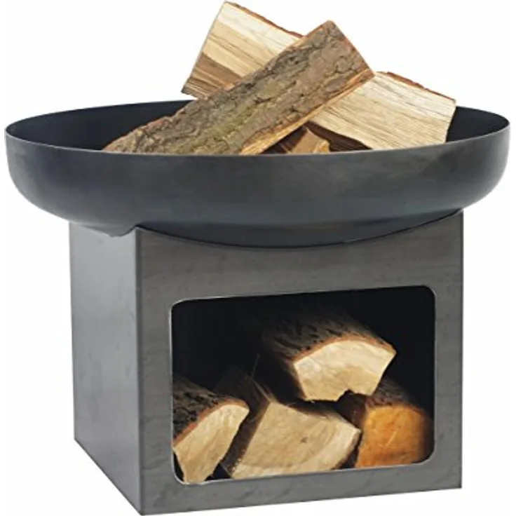 RedFire 81024 Feuerstelle Juva Metall, schwarz, 80 cm