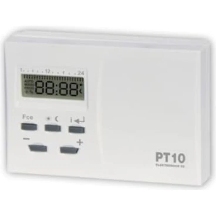 Elektrobock PT10, Digitaler Raumthermostat, 4 Temporegelungen, einfache Montage, hohe Präzision von 5 bis 39 °C – Bild 1