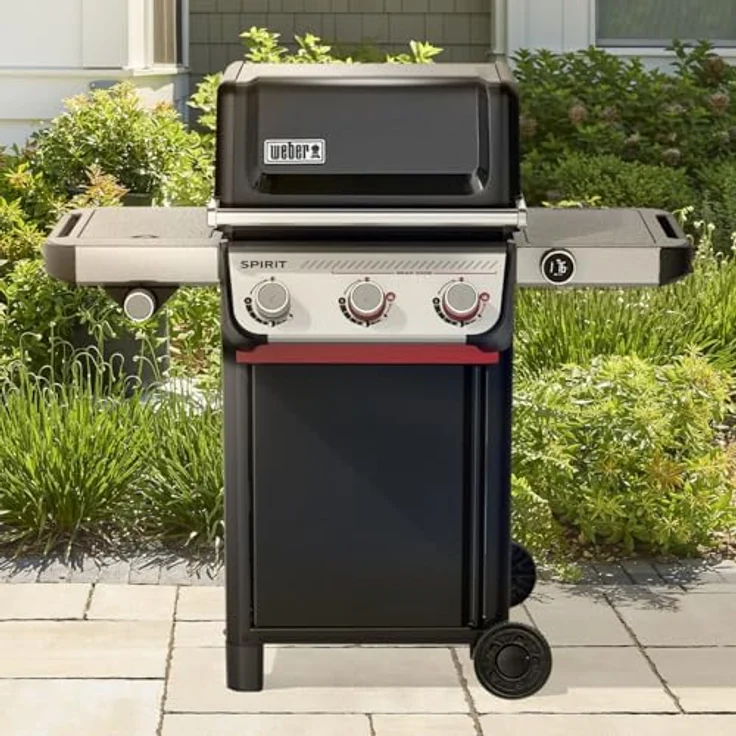 Weber SPIRIT EX-335 Smarter Gasgrill, 3-Brenner mit WLAN-Thermometer, Sear Zone und Seitenbrenner, schwarz – Bild 2