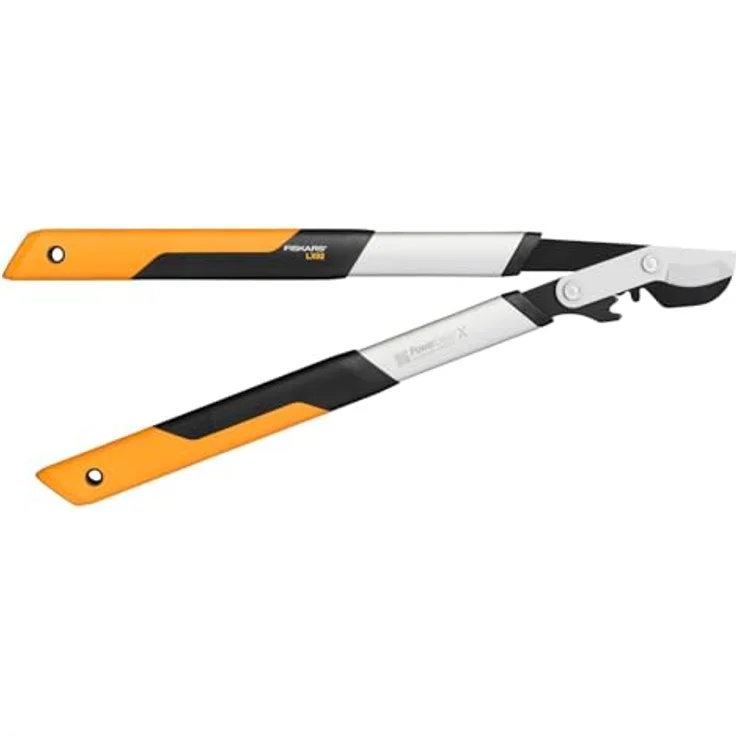 Fiskars PowerGear X Bypass-Getriebeastschere für frisches Holz, Antihaftbeschichtet, Gehärteter Präzisionsstahl, Länge 57 cm, Schwarz-Orange, LX92-S, 1020186 – Bild 2