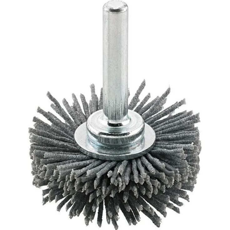 Osborn Drahtbürste OSBORN Rundbürste SIC 6mm 70mm gewellt K120, Siliciumcarbid Nylonfäden, flexibel und robust