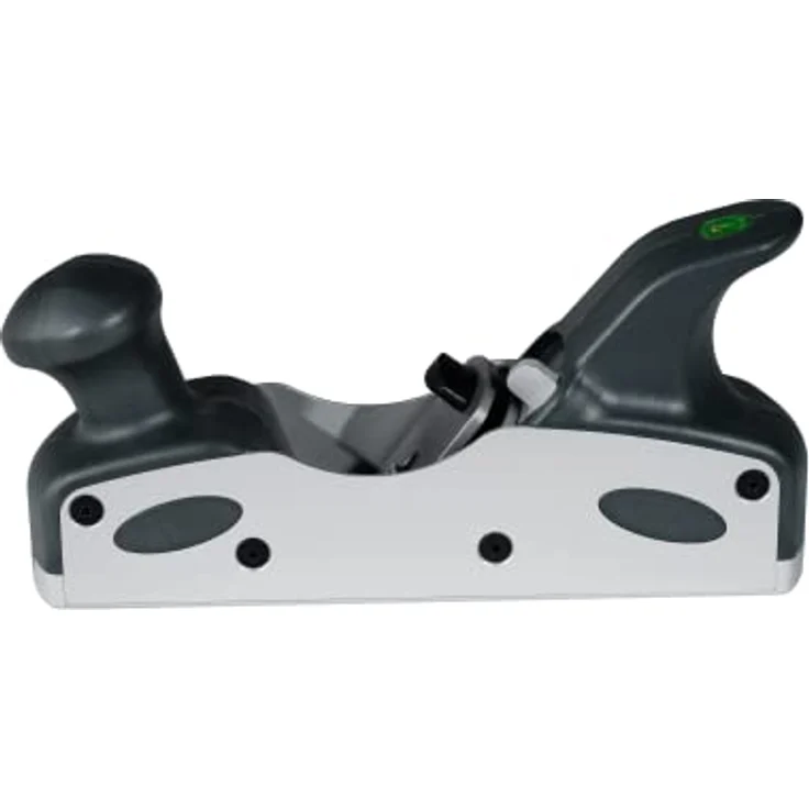 Ulmia Alu-Line Hobel (ohne Gravur, aus Aluminium + recycelbarem Kunststoff, Seitenteile wechselbar, Hobelhörnchen ergonomisch geformt, Handhobel, Holzhobel) HA48-1 – Bild 2