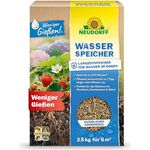 Neudorff Wasserspeicher – Natürlicher Langzeitspeicher, 2,5 kg, Braun, spart bis zu 35% Wasser für reiche Ernte und Blüte, reduziert Trockenstress