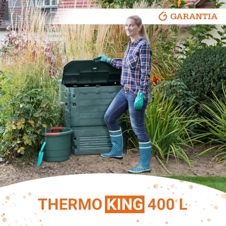 Garantia THERMO-KING Komposter 400 L, grün - 626009 – Bild 3