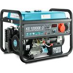 Könner & Söhnen KS10000E-3 Stromerzeuger Generator Benzin Notstrom 18 PS 4-Takt mit E-Starter, hohe Nennleistung von 7500 Watt, maximale Leistung von 8000 Watt, leiser Betrieb