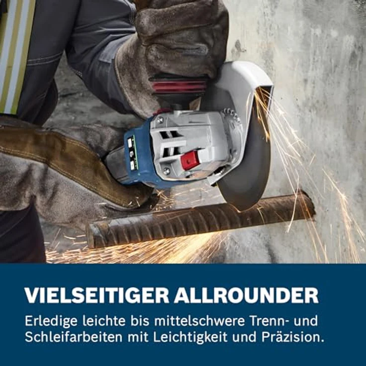 Bosch Professional GWS 18V-11 S, Akku-Winkelschleifer (18 V, ohne Akku, 125 mm Scheibendurchmesser, AMPShare 18V Akkuallianz) – Bild 3