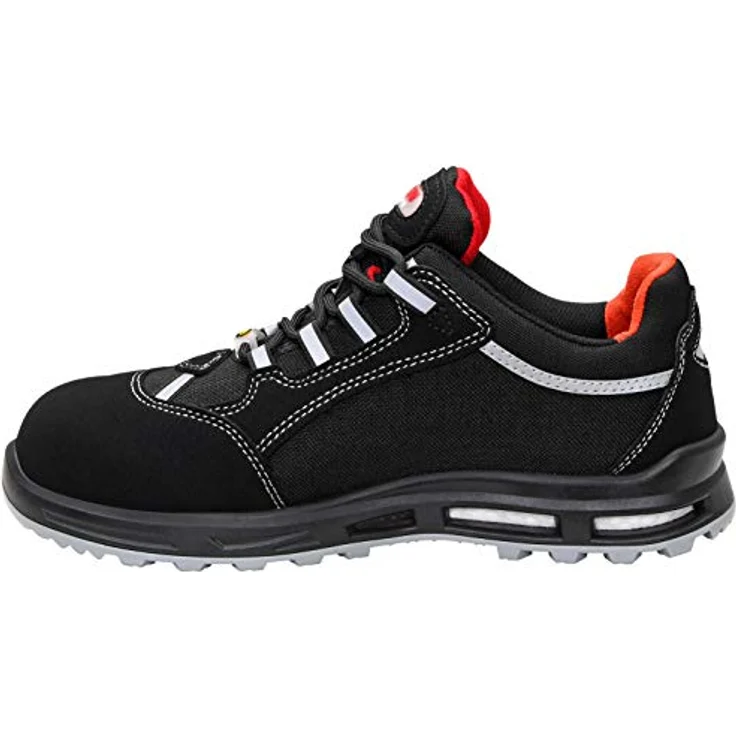 ELTEN Sicherheitsschuhe SENEX XXT ESD S3, Herren, Textil, Kunststoffkappe (leichter als Stahlkappe), leicht, sportlich, Schwarz/Rot, Größe: 48 – Bild 5