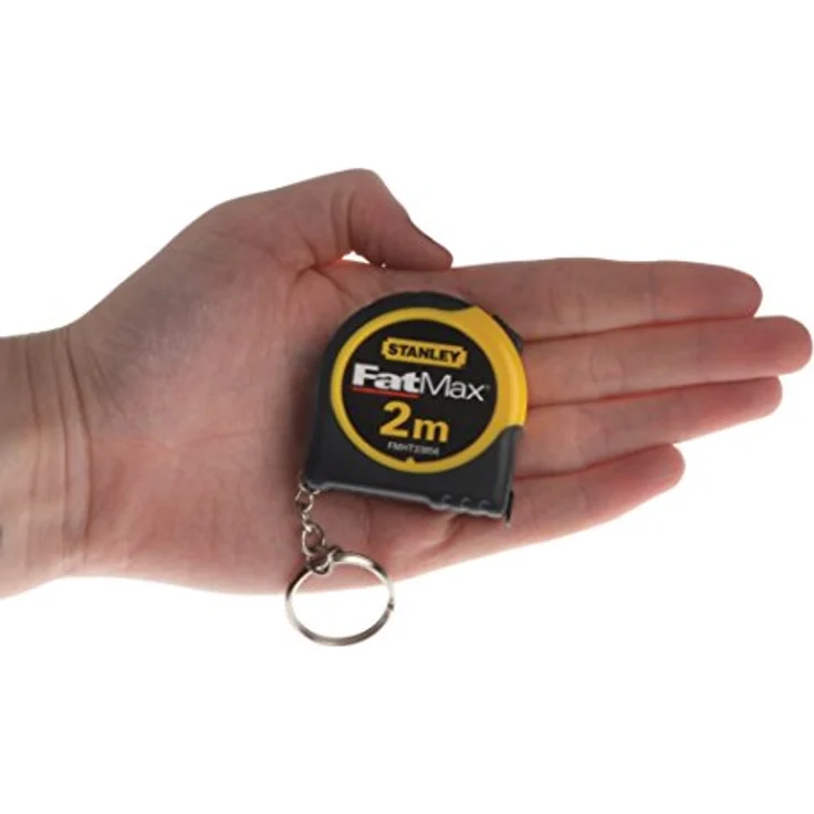 Stanley FMHT1-33856 FatMax® Schlüsselanhänger-Messgerät, 2m Bandlänge, hochbeständiges ABS-Gehäuse mit Gummierung – Bild 3