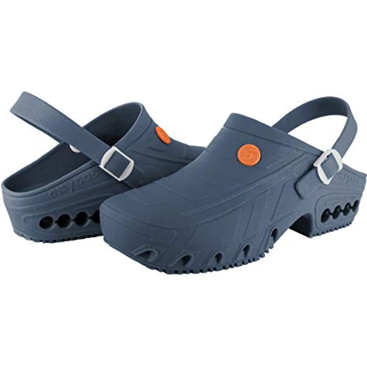 Safety Jogger Oxyclog, Sicherheitsschuh mit Gummilaufsohle, antistatischem Stecker und waschbar bis 90°C, blau, Größe 45 – Bild 2