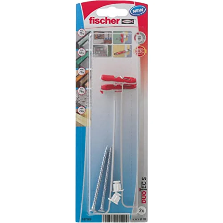 fischer - Gipskartondübel, Wanddübel, 2 Stück - Preisvergleich – Bild 1
