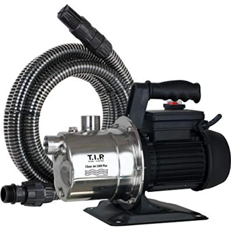 T.I.P. Clean Jet 1000 Plus + Kit Bewässerungspumpe 800 Watt 3.300 l/h Bewässerung max. Förderhöhe 46 m max. Förderdruck 4,6 bar max. Ansaughöhe 9 m max. Wassertemperatur 35 °C Kabellänge 1,5 m 9 kg – Bild 2