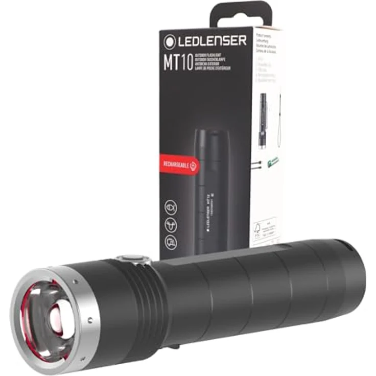 Ledlenser LED-Taschenlampe Led Lenser MT10 Taschenlampe, schwarz, Einheitsgröße – Bild 2