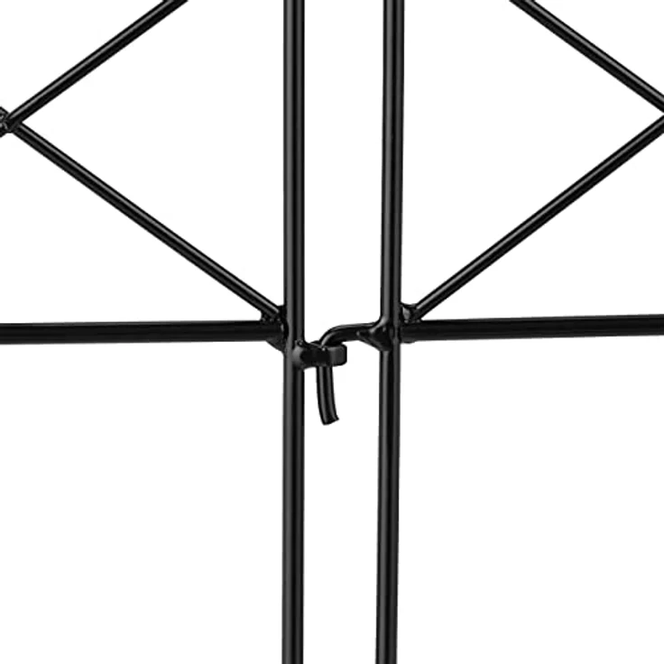 relaxdays Beetbegrenzung 6-tlg. Beetzaun aus Metall, Vintage-Look, Schwarz - Preisvergleich – Bild 6