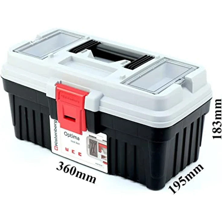 Kistenberg Werkzeugkoffer KOP4020-4C, Werkzeug-Organisator Optima 40, Polymermischung, belastbar bis 10 kg – Bild 5