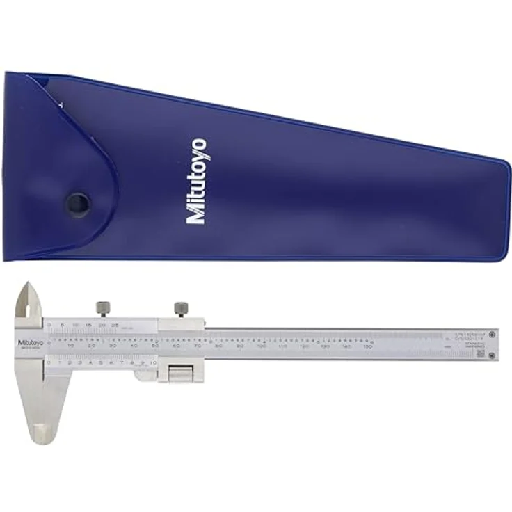 Mitutoyo 532-119 Messschieber mit Feineinstellung, 0-130 mm – Bild 3