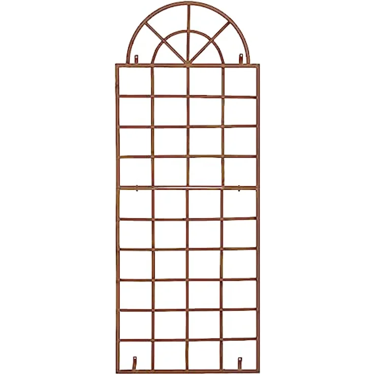 CLP Rankhilfe Viva, 2 St., 2er Set, aus Eisen zur Wandbefestigung, antike Patina, 180 cm x 70 cm, stabil & handgefertigt – Bild 3