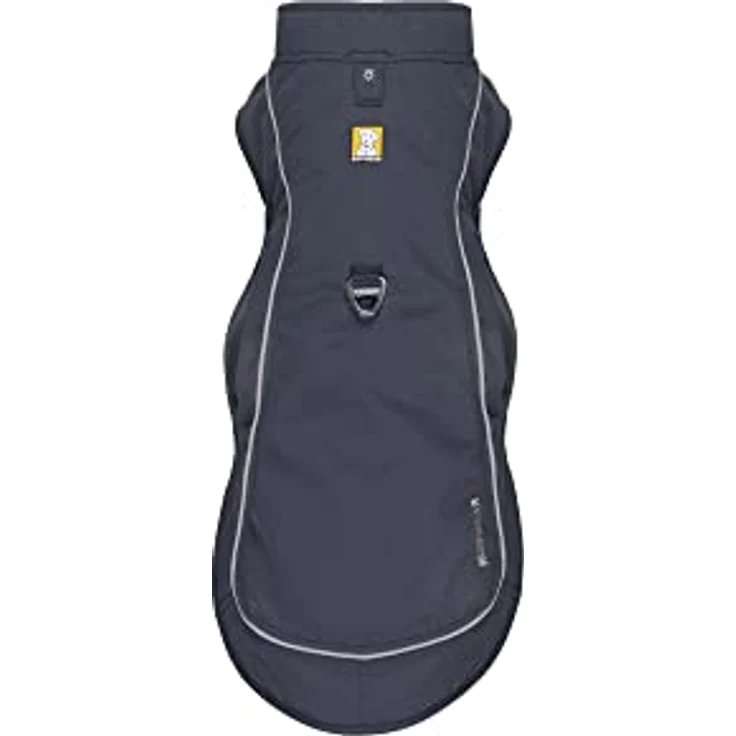 RUFFWEAR Overcoat Fuse 2-in-1-Kombination aus Hundemantel und -Geschirr, mit Fleece Gefütterte Hundejacke, Basaltgrau, Größe S – Bild 4