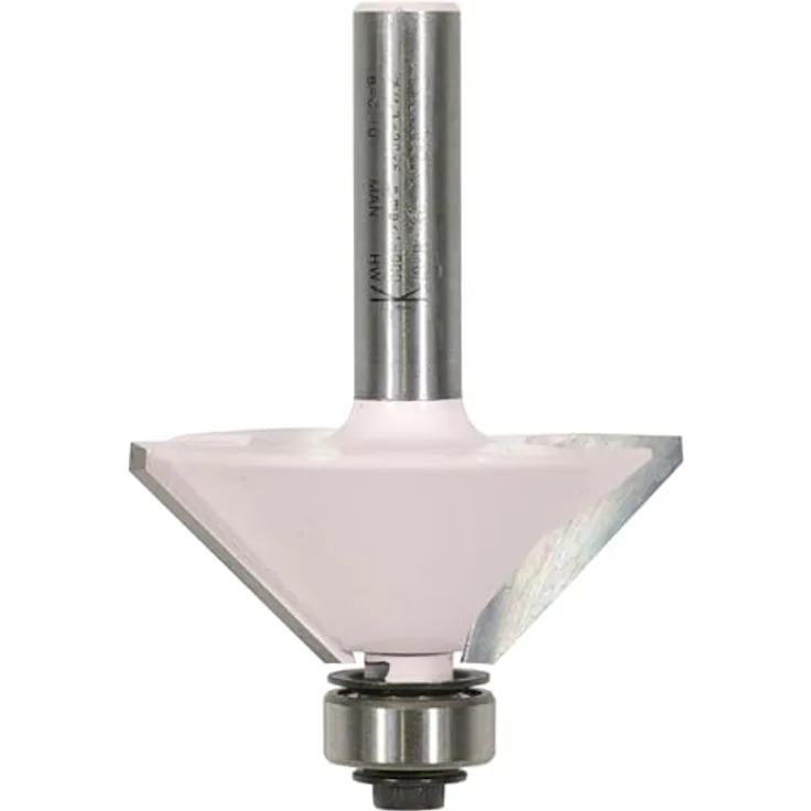 Makita Fasefräser 41,3 mm Ø, Fräser-Set mit 6 mm Schaft, 20 mm Arbeitslänge, 45° Winkel, D-48701