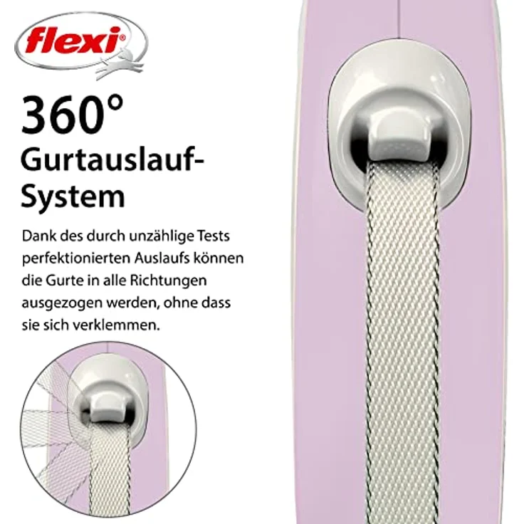 flexi New Comfort Hundeleine, 5 m, Rosa CF10T5.251.RO.20 blau small – Bild 3