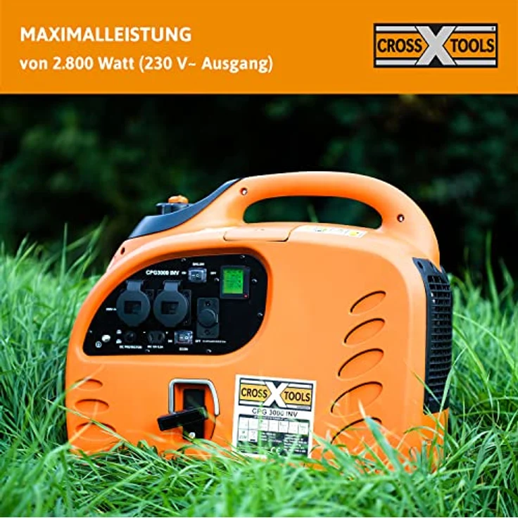 Cross Tools 68038 Inverter Stromerzeuger Generator CPG 3000 INV 2,8 kW – Bild 4