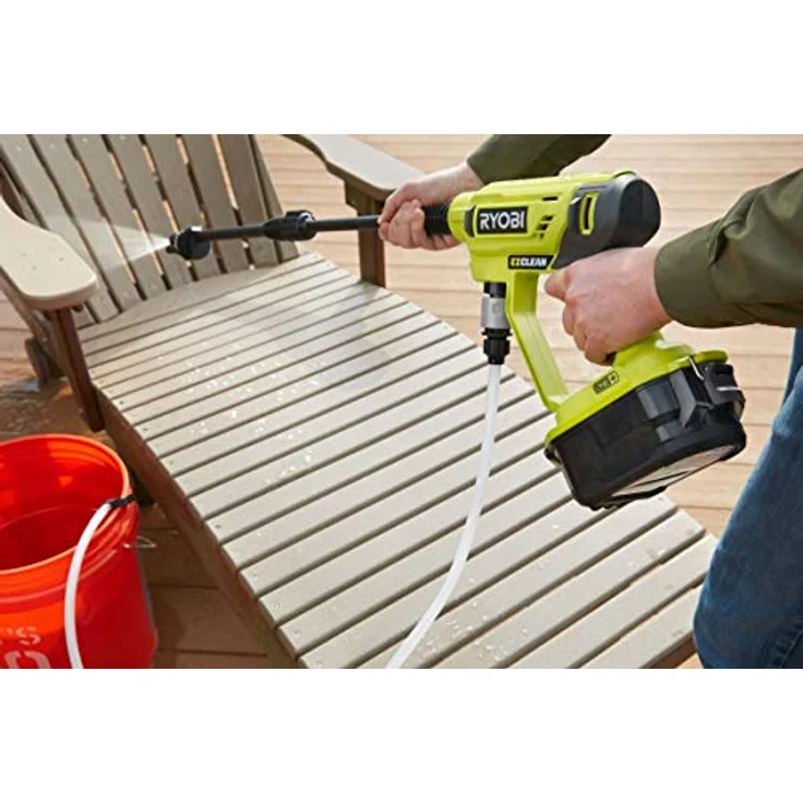 Ryobi Akku Mitteldruckreiniger ONE+ 18 V, 3-in-1-Düse, mit 2,5 Ah Akku und Ladegerät – Bild 5