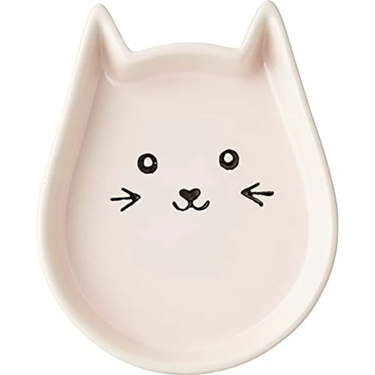 Nobby Katzen Keramik Schale Kitty Face, pink 13 x 16 x 3 cm, 1 Stück – Bild 3