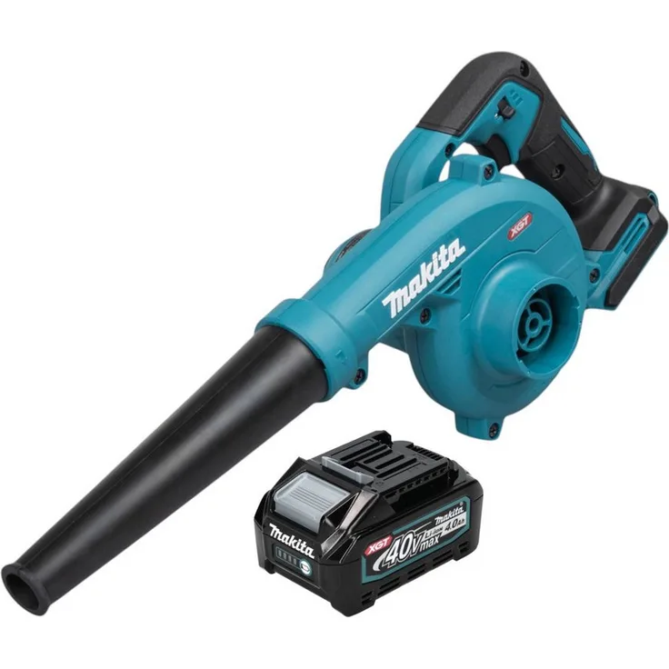 Makita Akku-Laubbläser UB 002 GM101, 40 V max. mit 4,0 Ah Akku, ohne Ladegerät, XGT, ergonomisches Design, leicht und kompakt