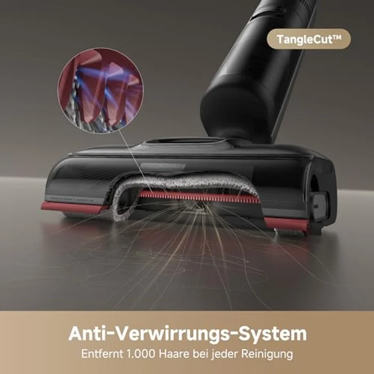 DREAME H15 Pro Nass- und Trockensauger, GapFree AI DescendReach Roboterarm, 21kPa Saugleistung, 0 Tangle, 100°C Bürstenwäsche, 5min 90°C Trocknung, 180° Lie-Flat – Bild 3