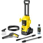 Kärcher Hochdruckreiniger K 2 Premium FJ, Einfachstrahlrohr und Dreckfräser, inkl. Schaumdüse, gelb