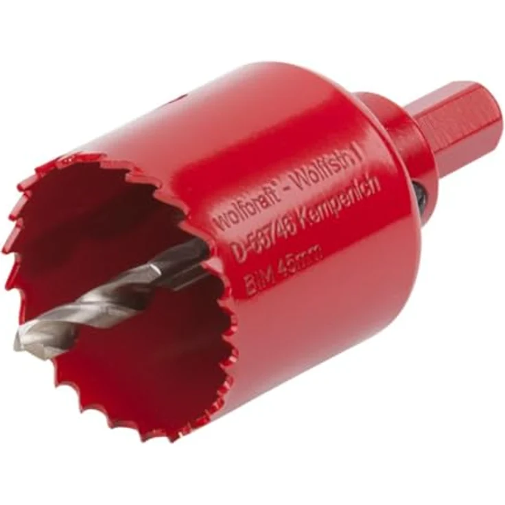 Wolfcraft 5470000 1 Lochsäge BiM ø 45 mm inklusiv Schaft und Bohrer – Bild 5