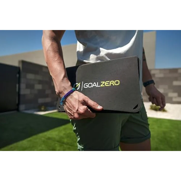 Goal Zero Venture 35 + Nomad 10 Kit, tragbares Solarpanel mit 9600 mAh Powerbank, IP67 wasserdicht, 10 W – Bild 6