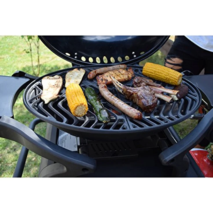 Activa Crosby Tischgrill Gasgrill klein, Edelstahl, 41 x 84 x 45 cm, Durchmesser Grillfläche 50 cm, 10,5 kg – Bild 4