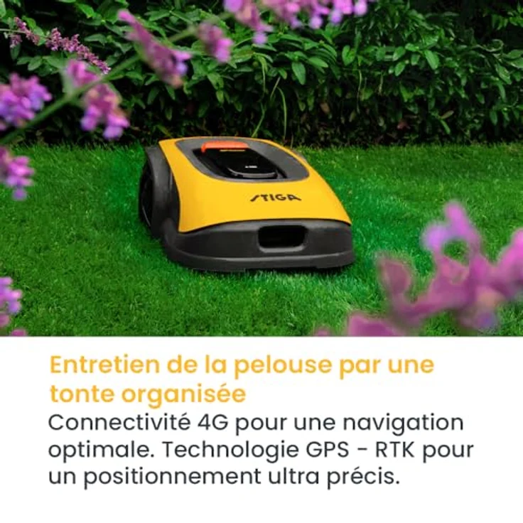 STIGA Rasenroboter A 300, kabellos, autonom, 450 m², gelb – Bild 10