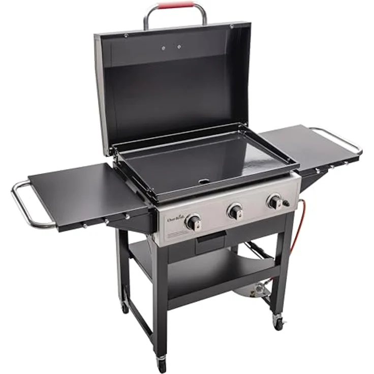 Char-Broil Gasgrill Griddle 3400 mit 48 x 68 cm Gusseisen-Grillplatte, vielseitiger Gasgrill für maximale Grillvielfalt – Bild 3