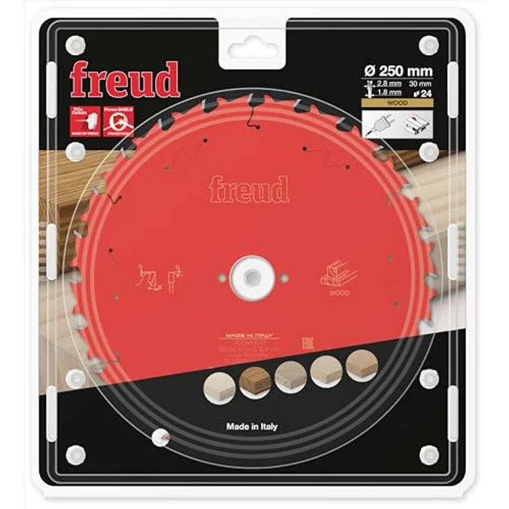 Freud Kreissägeblatt FR23W001T für Holz, 250 x 30 mm, 24 Zähne, 20° Schnittwinkel – Bild 3