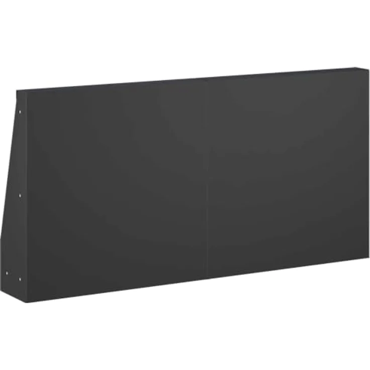 vidaXL Beetumrandung Stützmauer, 4er Set, modulare Stützmauer aus wetterfestem Stahl, Schwarz, 40 x 12 x 40 cm – Bild 8