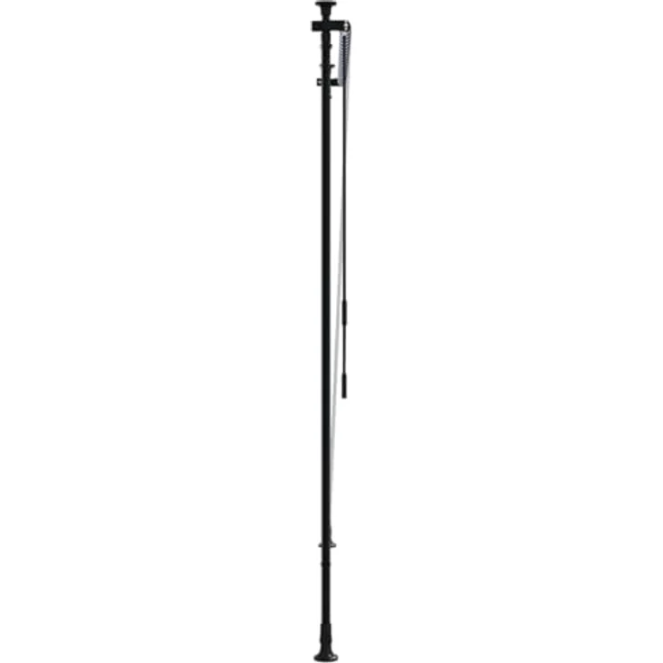vidaXL Außenrollo, Senkrechtmarkise mit Kurbel, Einziehbarer Sichtschutz für Terrasse Balkon, Sonnenschutzrollo, Blau Weiß 150x270cm Stoff Stahl – Bild 4