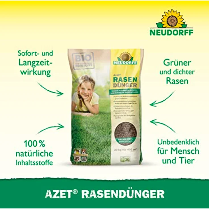 NEUDORFF Azet RasenDünger 10 kg – Bild 2