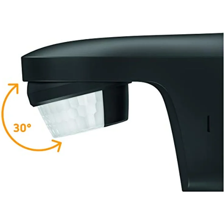Theben 1010506 theLuxa S180 BK Bewegungsmelder mit 180° Erfassungswinkel für den Außenbereich, Bewegungssensor, schwarz – Bild 5